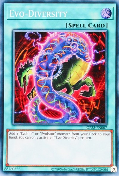 Evo-Diversity (OTS Tournament Pack 22) Light Play Unlimited