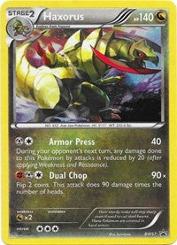 Haxorus - BW57 (Black and White Promos) Damaged / Poor Holofoil