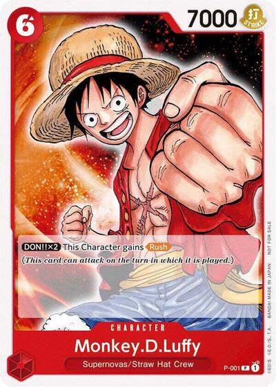 Monkey.D.Luffy (001) (One Piece Demo Deck Cards) Near Mint