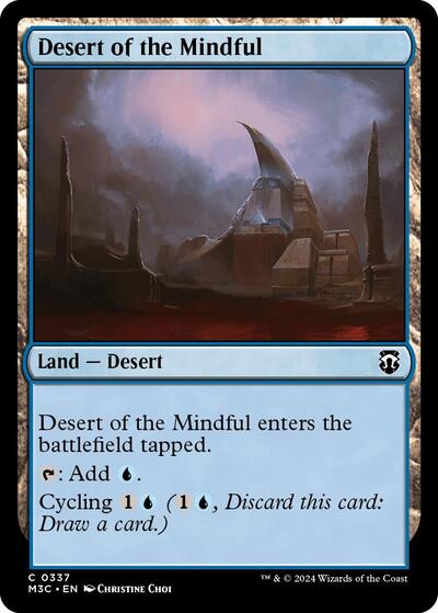 Desert of the Mindful (Commander: Modern Horizons 3) Near Mint - Nick Nack's Full Frontal Attack