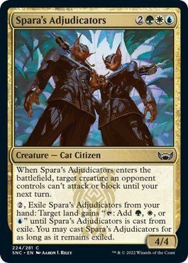 Spara's Adjudicators (Streets of New Capenna) Near Mint - Nick Nack's Full Frontal Attack