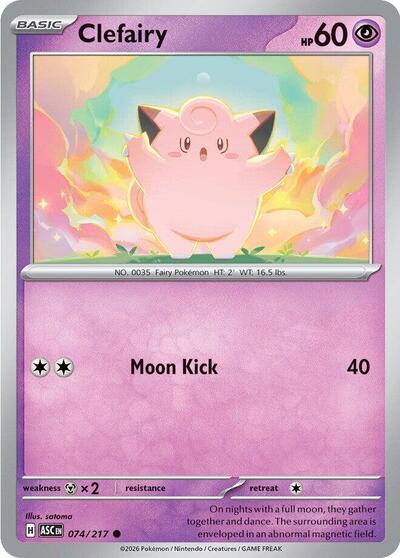 Clefairy (ME: Ascended Heroes) Near Mint - Nick Nack's Full Frontal Attack