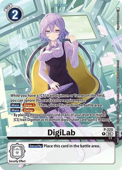 Digilab (Time Stranger Box Topper) (Digimon Promotion Cards) Near Mint Foil