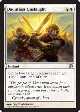 Dauntless Onslaught (Theros) Near Mint - Nick Nack's Full Frontal Attack