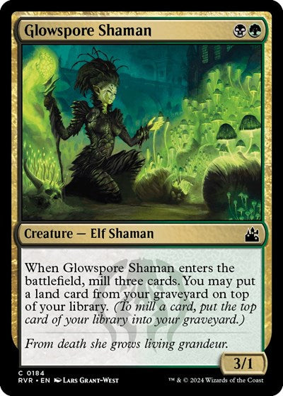 Glowspore Shaman (Ravnica Remastered) Near Mint