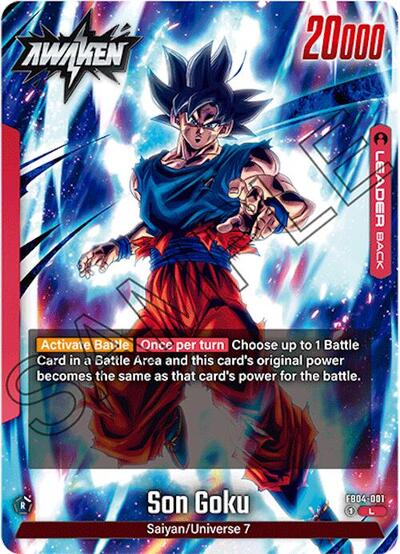 Son Goku FB04-001 (Ultra Limit) Near Mint
