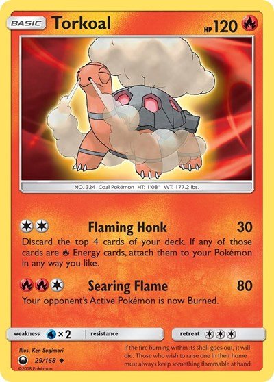 Torkoal (SM - Celestial Storm) Near Mint - Nick Nack's Full Frontal Attack