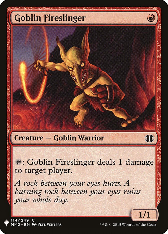 Goblin Fireslinger [Potenciador misterioso] 