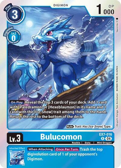 Bulucomon (Digimon LIBERATOR) Near Mint Foil - Nick Nack's Full Frontal Attack