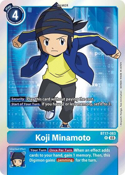 Koji Minamoto (Secret Crisis) Near Mint Foil