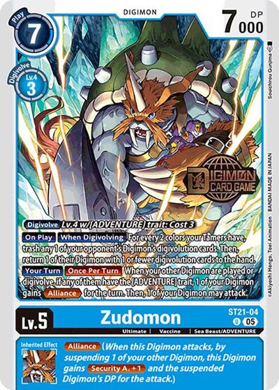 Zudomon (Starter Deck 21: Hero of Hope Pre-Release Cards) Near Mint