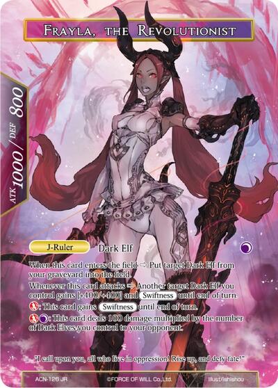 Frayla // Frayla, the Revolutionist (Ancient Nights) Near Mint Foil