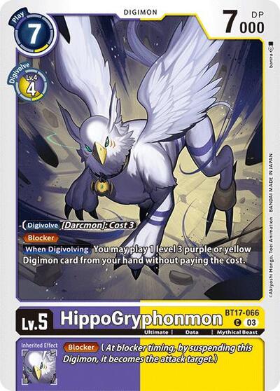 HippoGryphonmon (Secret Crisis) Near Mint