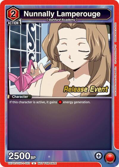Nunnally Lamperouge (082) (Code Geass: Lelouch of the Rebellion Release Event Cards) Near Mint