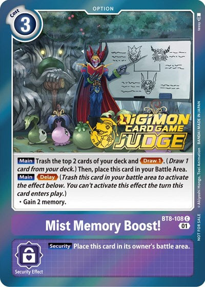 Mist Memory Boost! (Judge Pack 3) (New Awakening) Near Mint Foil