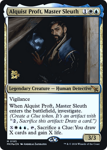 Alquist Proft, Master Sleuth [Murders at Karlov Manor Prerelease Promos]