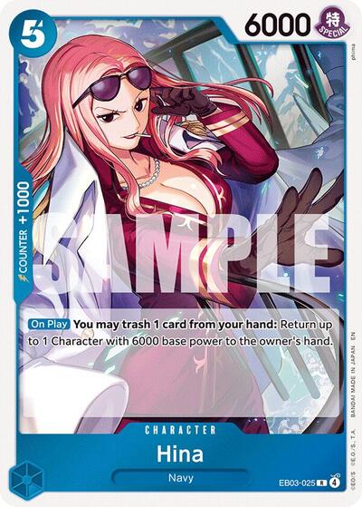 Hina (Extra Booster: One Piece Heroines Edition) Near Mint Foil