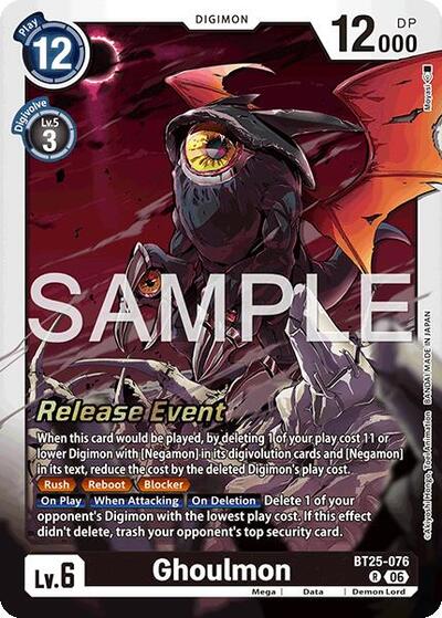 Ghoulmon (Dual Revolution Release Event Cards) Near Mint