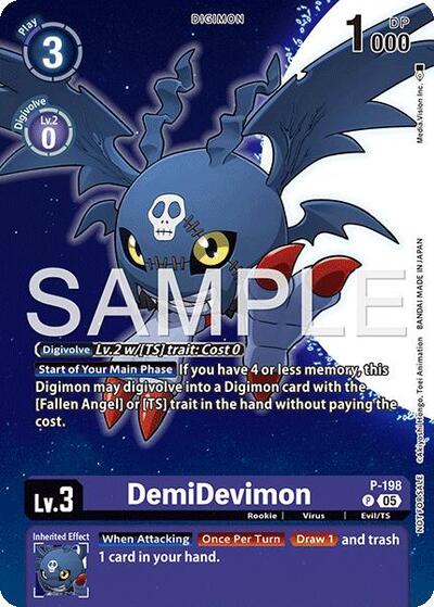 DemiDevimon (Digimon Story: Time Stranger Promo Pack) (Digimon Promotion Cards) Near Mint Foil