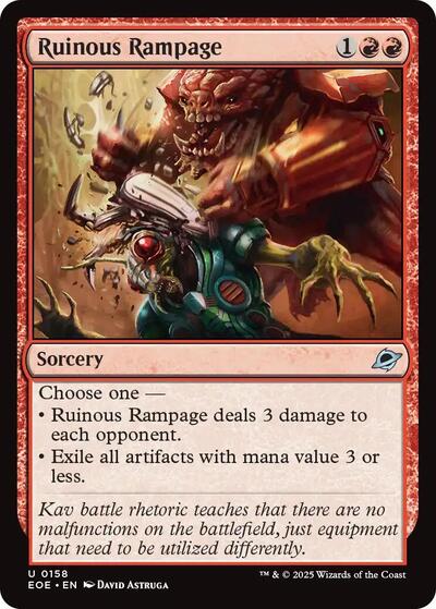 Ruinous Rampage (Edge of Eternities) Near Mint - Nick Nack's Full Frontal Attack