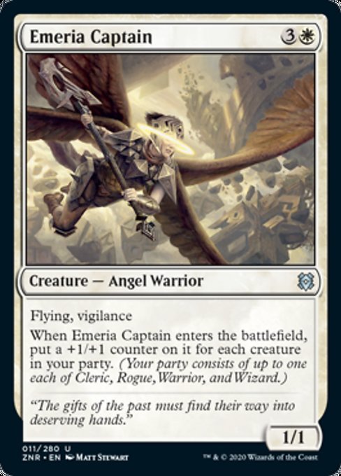 Emeria Captain (Zendikar Rising) Near Mint - Nick Nack's Full Frontal Attack