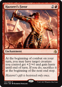 Hazoret's Favor (Amonkhet) Near Mint