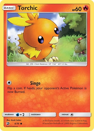 Torchic (Dragon Majesty) Near Mint Reverse Holofoil