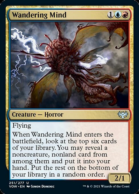 Wandering Mind (Innistrad: Crimson Vow) Near Mint - Nick Nack's Full Frontal Attack