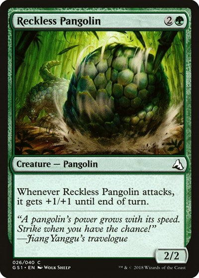 Reckless Pangolin (Global Series Jiang Yanggu & Mu Yanling) Near Mint