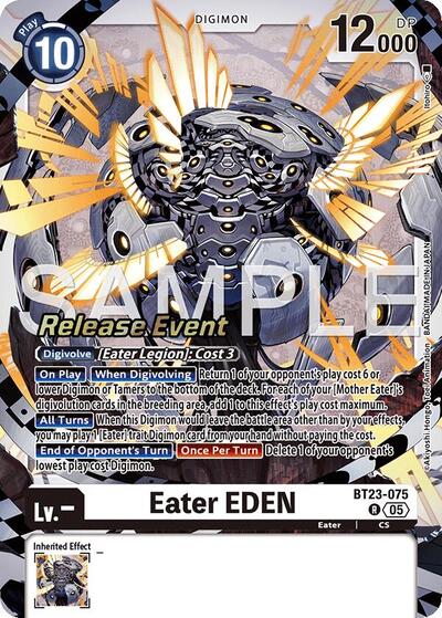 Eater EDEN (Hackers' Slumber Release Event Cards) Near Mint Foil
