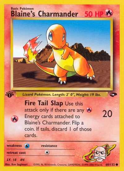 Blaine's Charmander (Gym Challenge) Damaged / Poor Unlimited