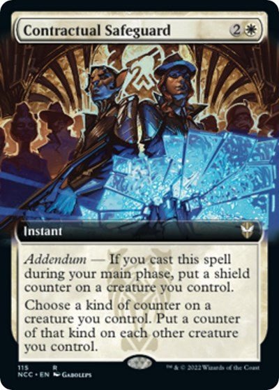 Contractual Safeguard (Extended Art) (Commander: Streets of New Capenna) Near Mint - Nick Nack's Full Frontal Attack