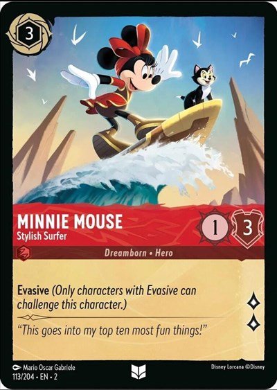 Minnie Mouse - Stylish Surfer (Rise of the Floodborn) Near Mint - Nick Nack's Full Frontal Attack