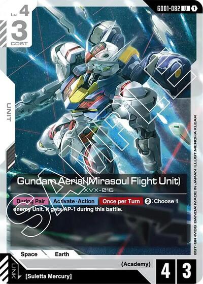 Gundam Aerial (Mirasoul Flight Unit) (Newtype Rising) Near Mint