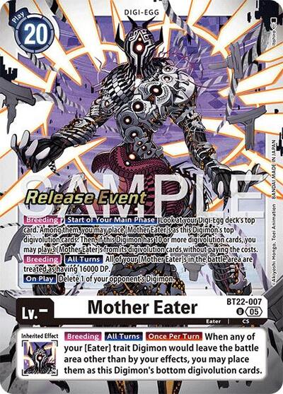 Mother Eater (Cyber Eden Release Event Cards) Near Mint