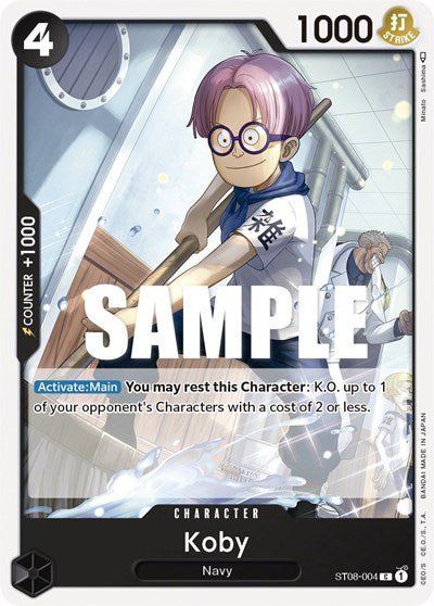 Koby (Starter Deck 8: Monkey.D.Luffy) Near Mint - Nick Nack's Full Frontal Attack