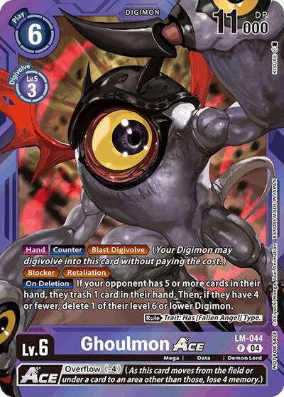 Ghoulmon ACE (Limited Card Pack) (World Convergence) Near Mint Foil
