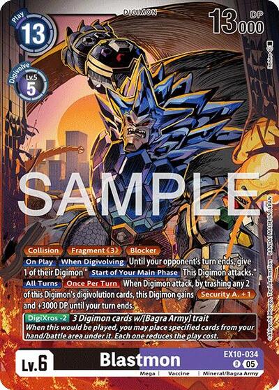 Blastmon (Sinister Order) Near Mint Foil - Nick Nack's Full Frontal Attack
