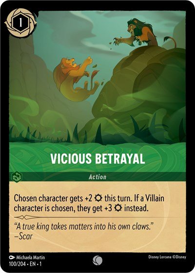 Vicious Betrayal (The First Chapter) Near Mint - Nick Nack's Full Frontal Attack