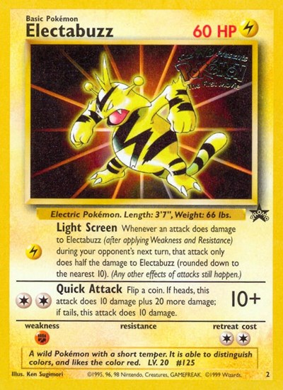 Electabuzz (Movie Promo) (WoTC Promo) Medium Play