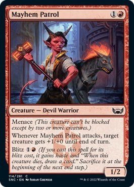 Mayhem Patrol (Streets of New Capenna) Near Mint - Nick Nack's Full Frontal Attack