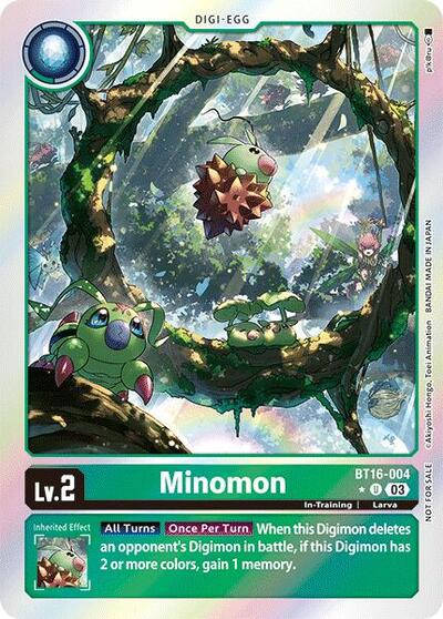 Minomon (Box Promotion Pack: Beginning Observer) (Beginning Observer) Near Mint Foil