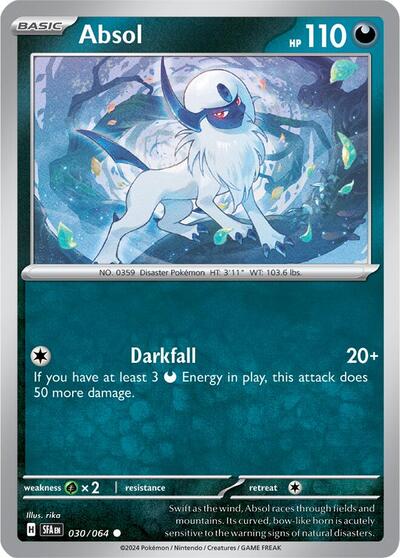 Absol (SV: Shrouded Fable) Near Mint Reverse Holofoil - Nick Nack's Full Frontal Attack