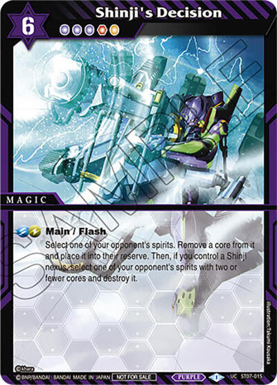 Shinji's Decision (Launch & Event Promos) Near Mint Holofoil