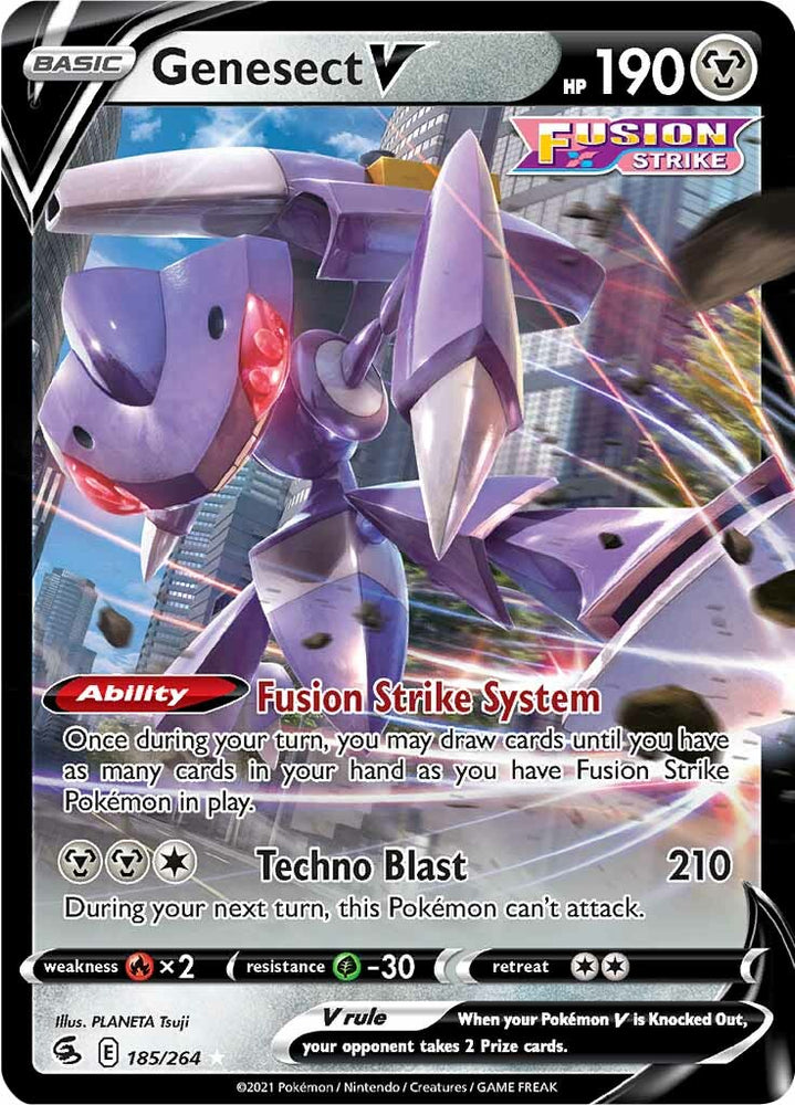 Genesect V (185/264) [Épée et Bouclier : Fusion Strike] 