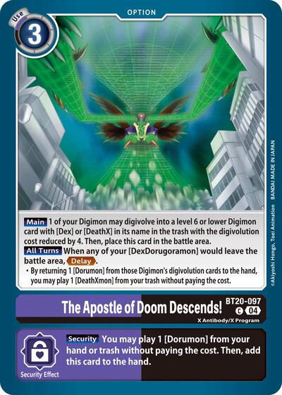 The Apostle of Doom Descends! (Release Special Booster 2.5) Near Mint