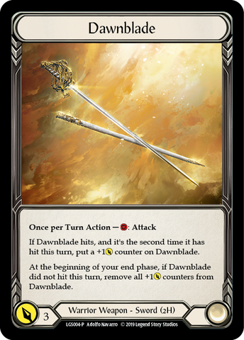 Dawnblade [LGS004-P] 1ère édition Cold Foil 