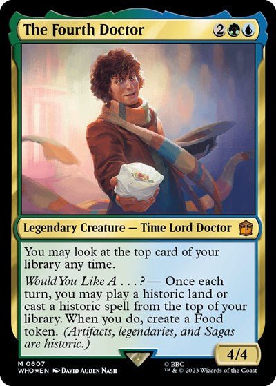 The Fourth Doctor (Surge Foil) (Universes Beyond: Doctor Who) Near Mint Foil - Nick Nack's Full Frontal Attack