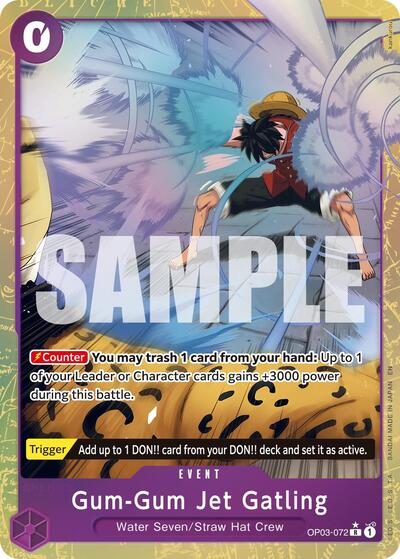 Gum-Gum Jet Gatling (Alternate Art) (Premium Booster -The Best- Vol. 2) Near Mint Foil