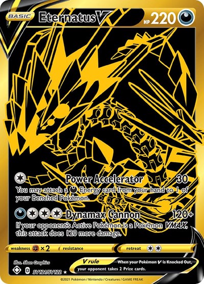 Eternatus V (Shining Fates: Shiny Vault) Near Mint Holofoil